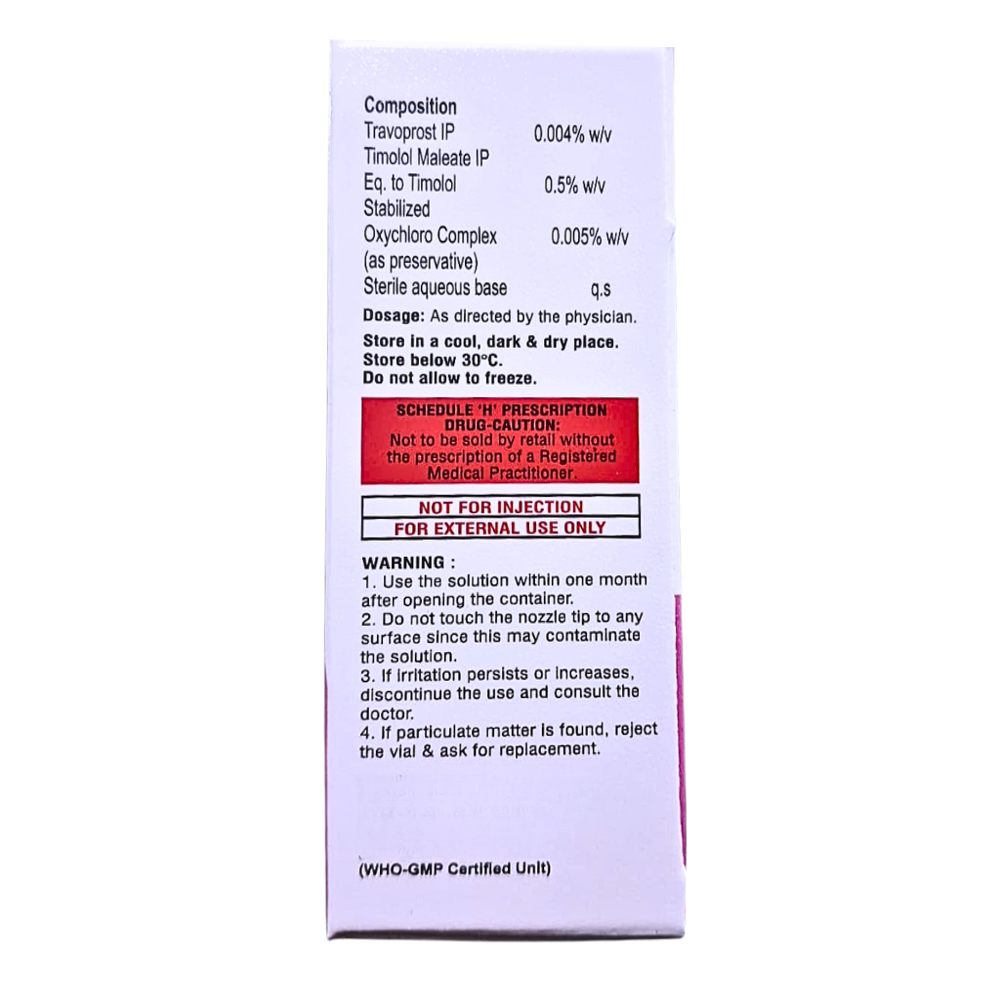 Travoprost & Timolol Maleate Eye Drops