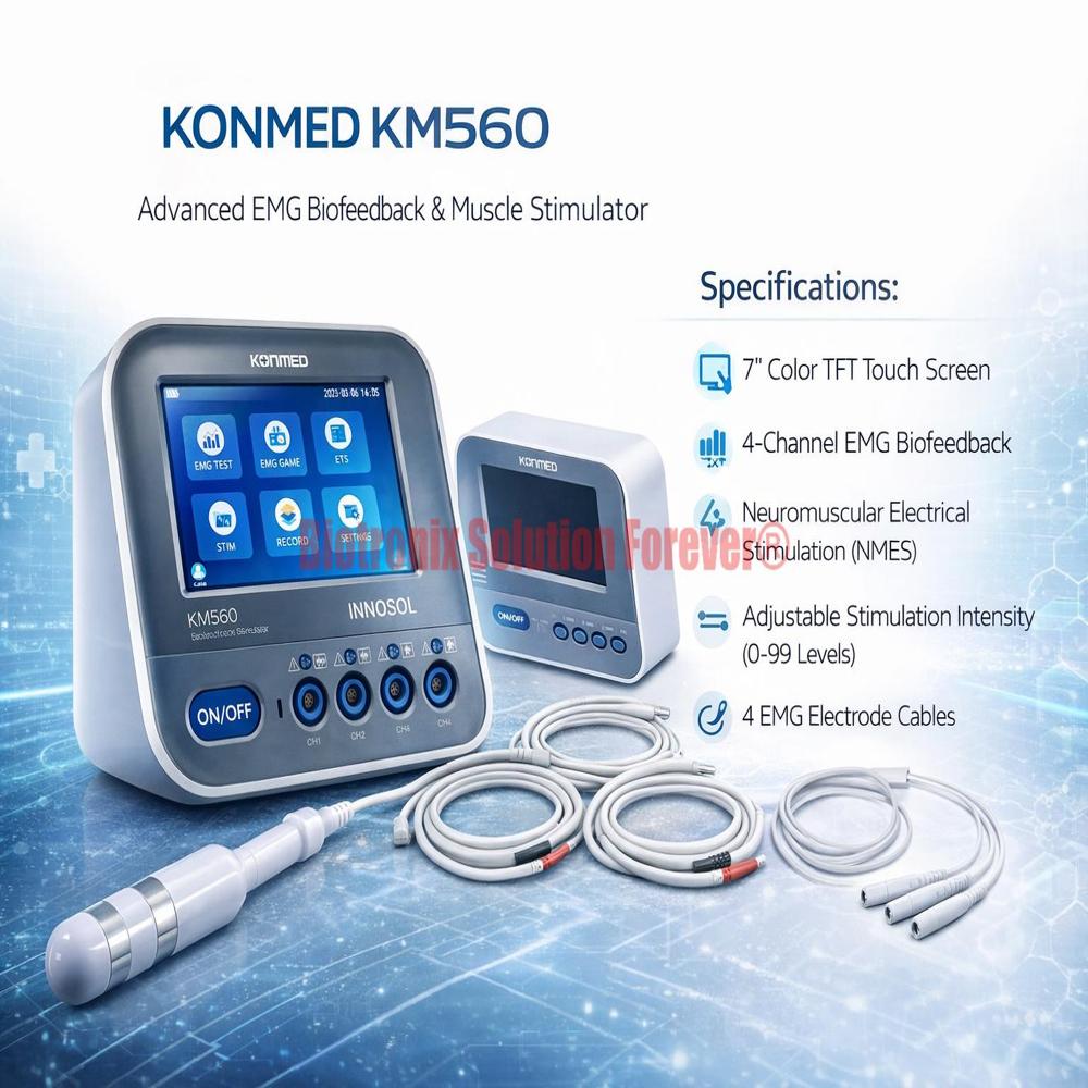 Konmed KM-560 EMG Biofeedback Machine for Swallow Rehabilitation