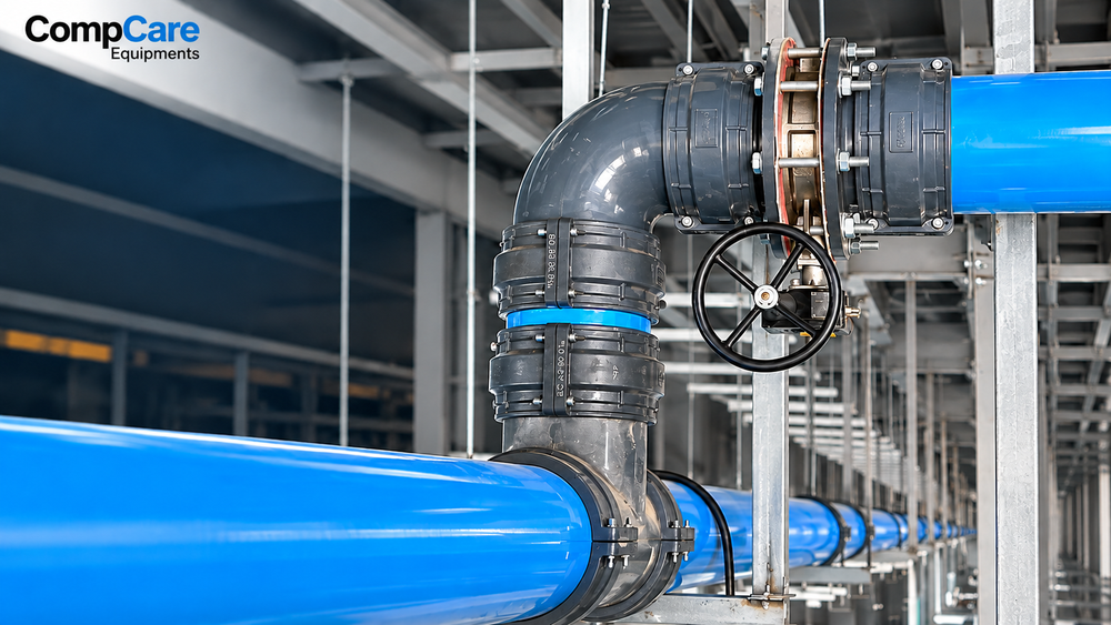 Modular Aluminium Compressed Air Piping - Air Flow Capacity: 300-600 L/Min