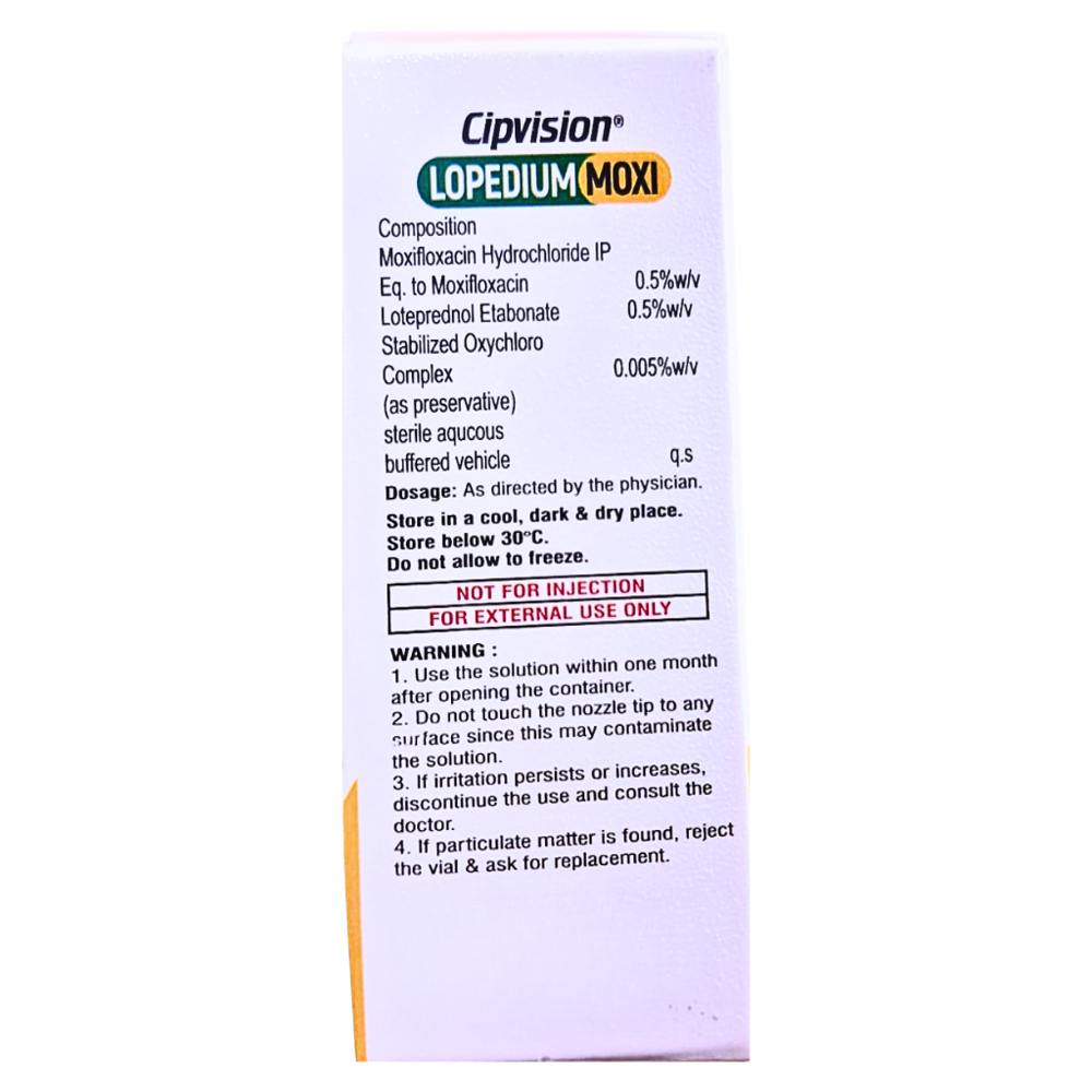 Moxifloxacin And Loteprednol Etabonate Ophthalmic Suspension