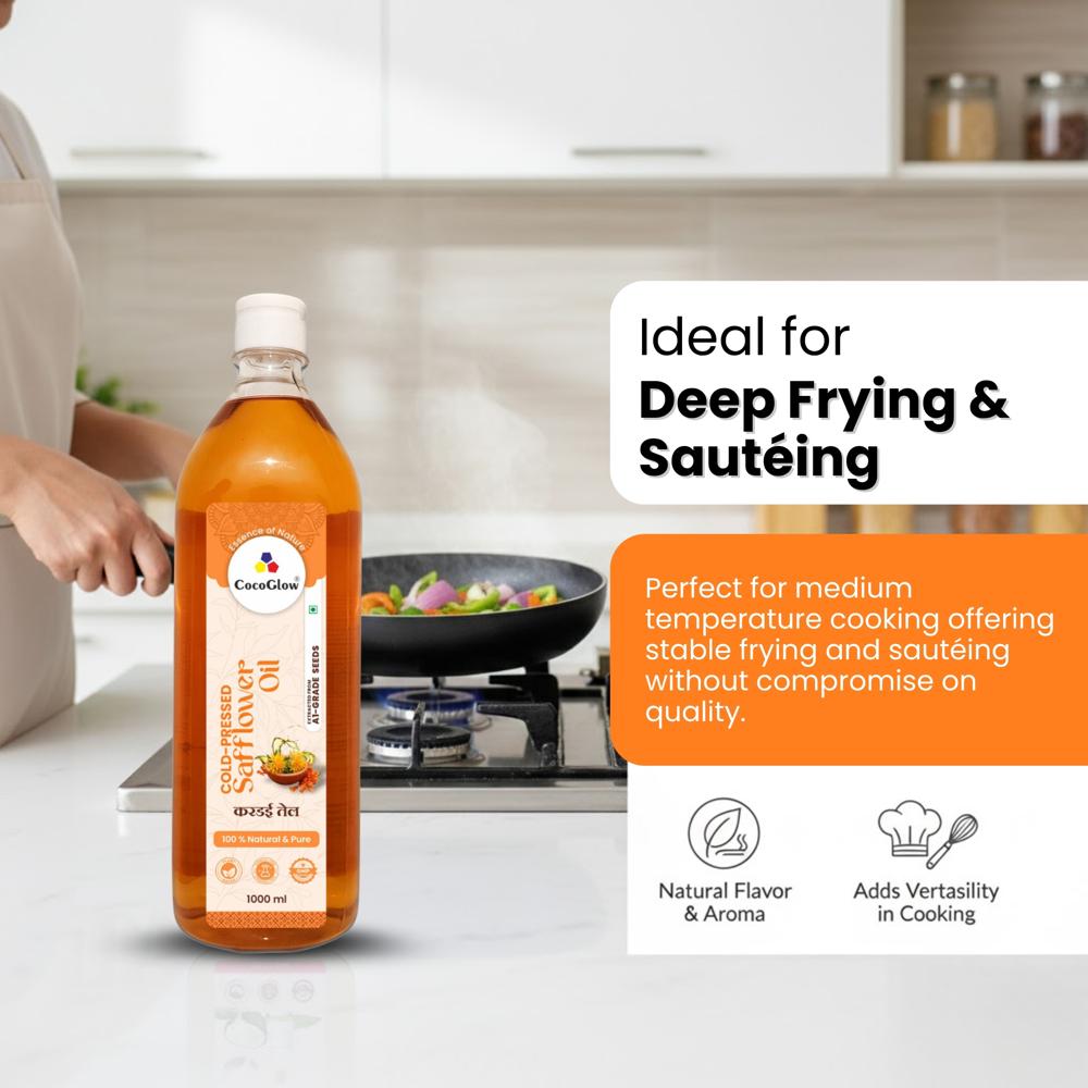 Cold Pressed Safflower Oil - Application: Food Preparation