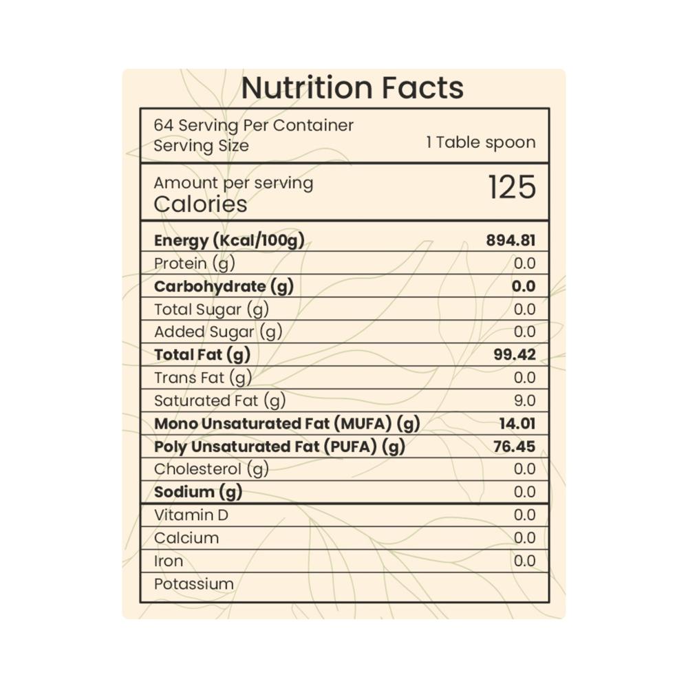 Cold Pressed Safflower Oil - Application: Food Preparation