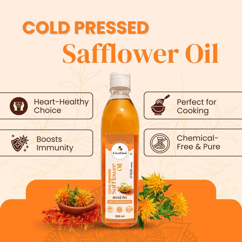 Cold Pressed Safflower Oil 500ml