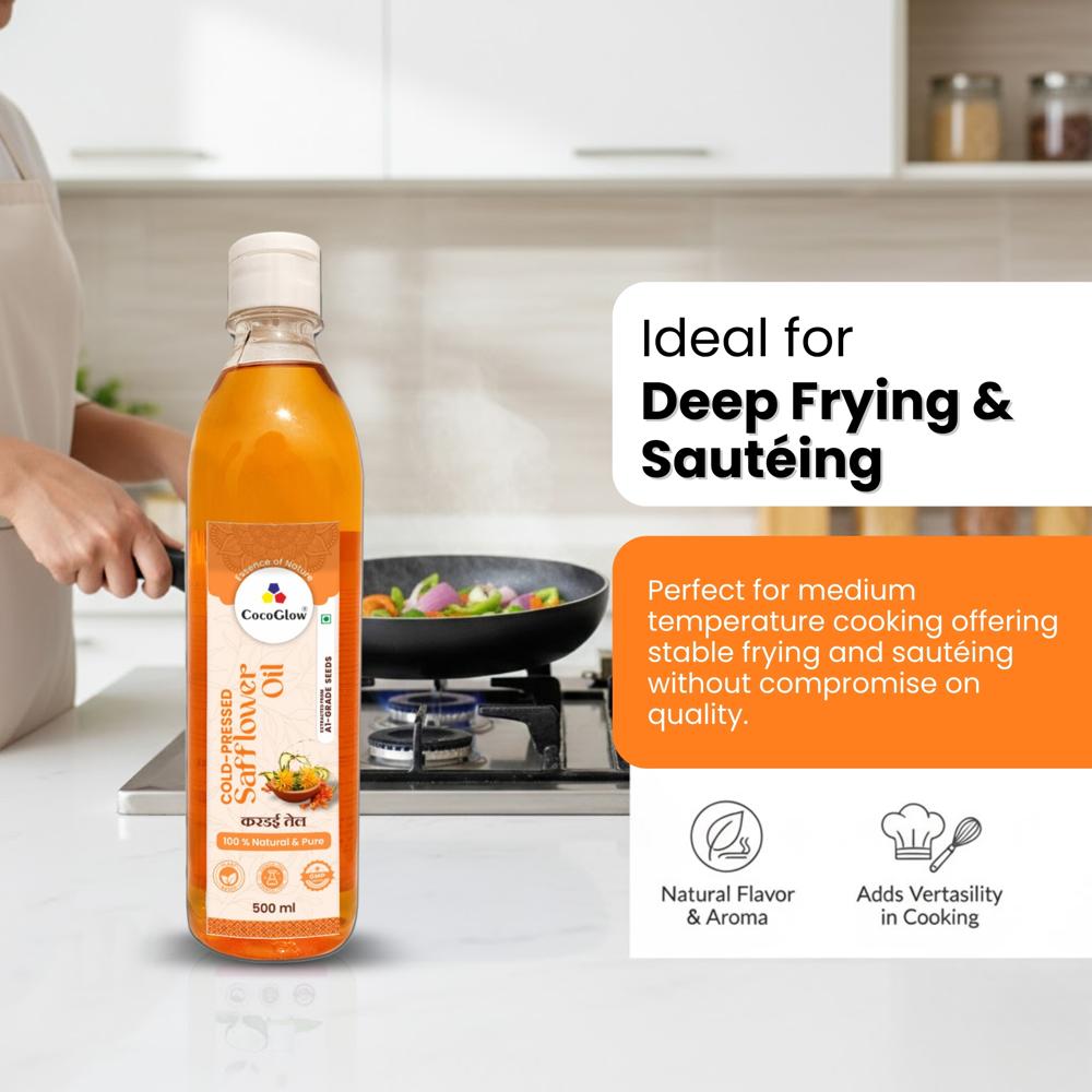 Cold Pressed Safflower Oil 500ml