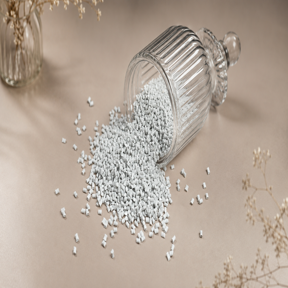 White Pp Plastic Granules - Density: 0.90 Gram Per Cubic Centimeter(g/cm3)