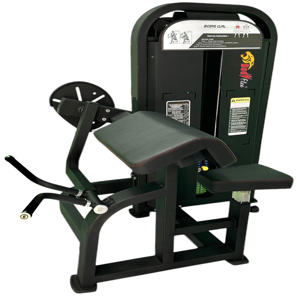Biceps curl machine