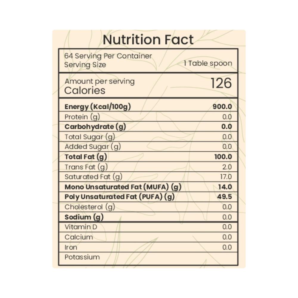 Cold Pressed Sunflower Oil 5Ltr