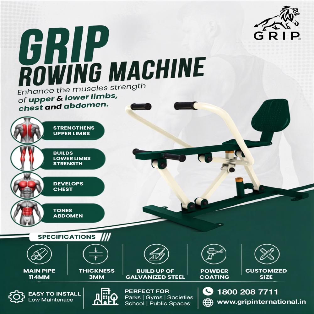 GRIP Outdoor Rowing Machine for Parks & Open Gyms