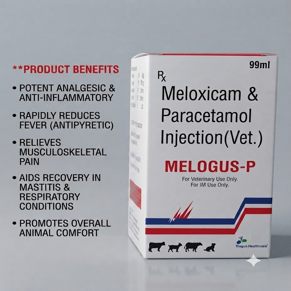 Meloxicam 5 Mg + Paracetamol 150 Mg - Medicine Type: Veterinary Injectables