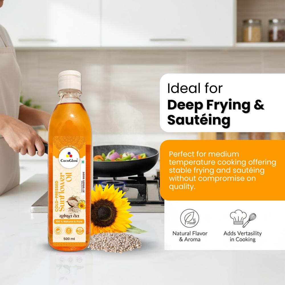 Cold Pressed Sunflower Oil 500ml
