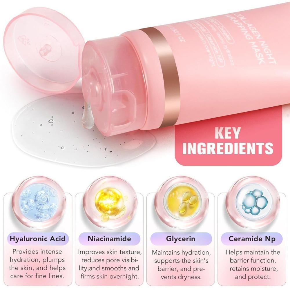 Collagen Night Wrapping Mask for Adults