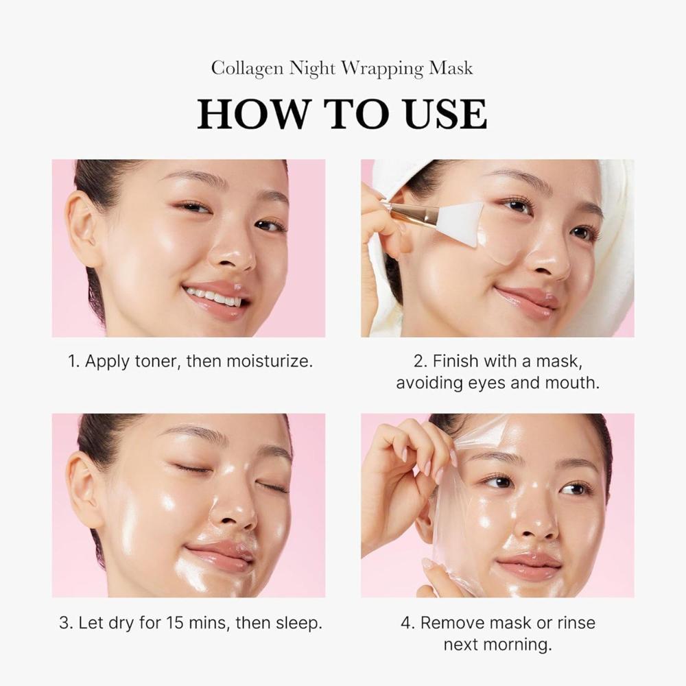 Collagen Night Wrapping Mask for Adults