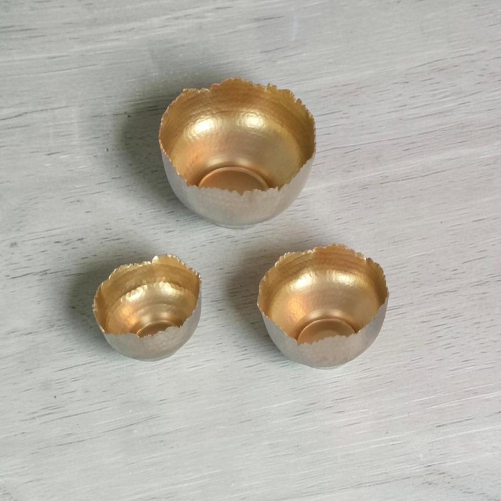 Gold and Black Finish Platter