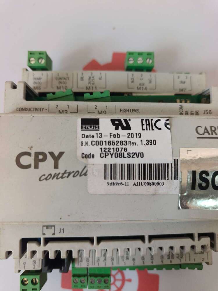 Carel Cpy08ls2v0 Plc Cpy Controller Compact Expansion Module - Chip Type: Microcontroller-based Logic