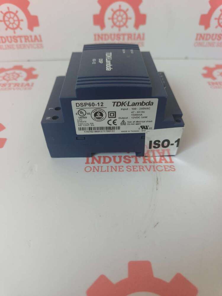 TDK-Lambda DSP60-12 AC/DC Din Rail Power Supply