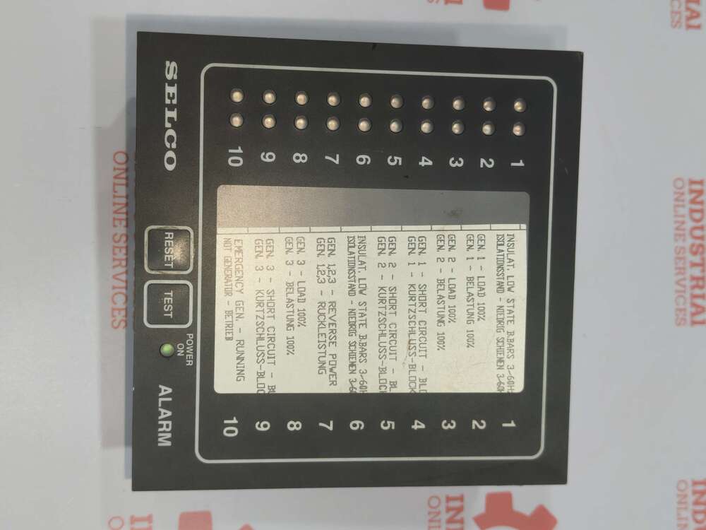 Selco M1000-24-10B Alarm Annunciator Unit