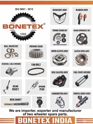 Motorcycle spare parts manufacturer in delhi