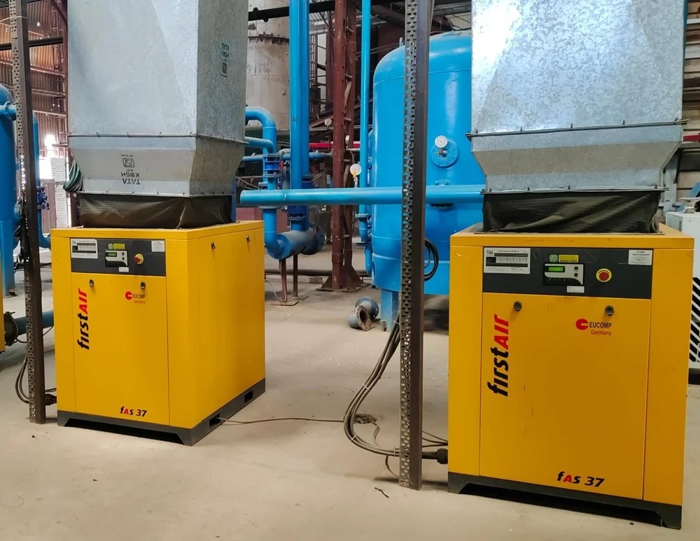 FS-Curtis FirstAir FAS 15 Base-Mounted Screw Air Compressor - 15 kW, 8 Bar
