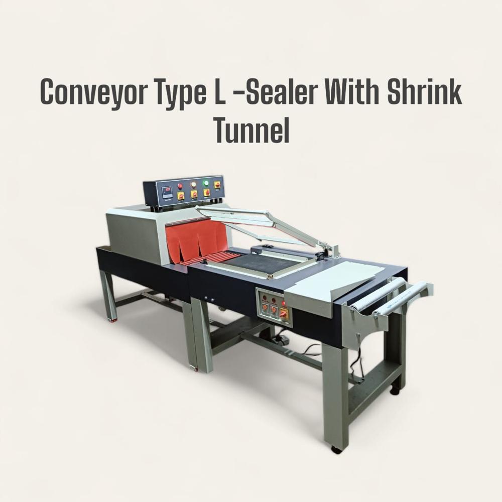 L Sealing Machine With Shrink Tunnel Power: Electric Volt (V)