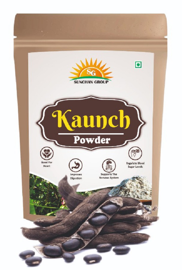 Kaunch Seed Powder, Krounch Beej Powder, Mucuna Pruriens 100G - Ingredients: Herbal Extract
