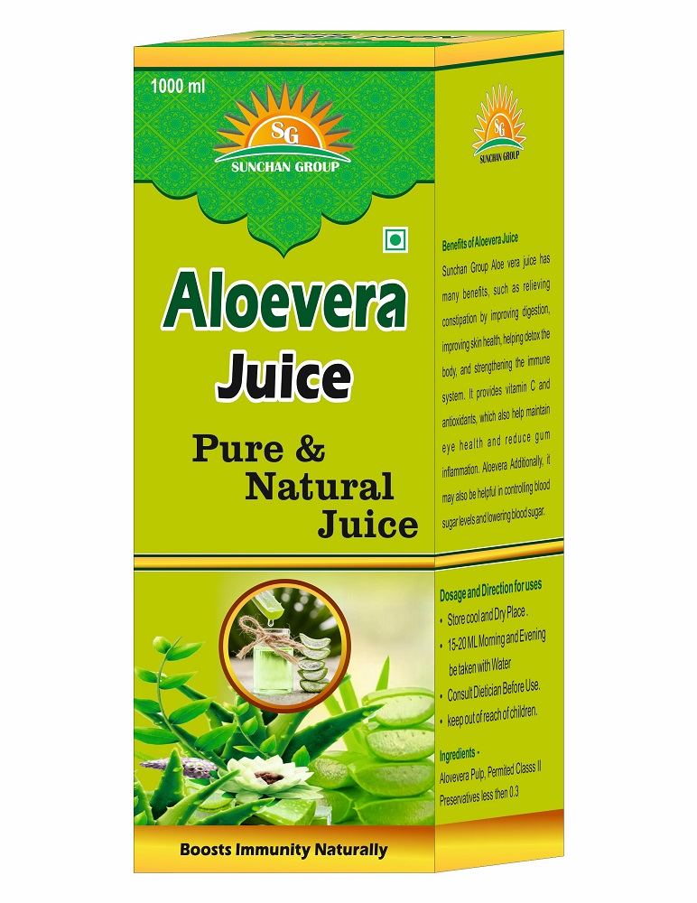 Aloevera Juice 1 Ltr Gwarpatha Juice Ghritkumari 1000 Ml Natural Fruit Juice Box Pack Of 1X1000 Ml - Ingredients: Herbs