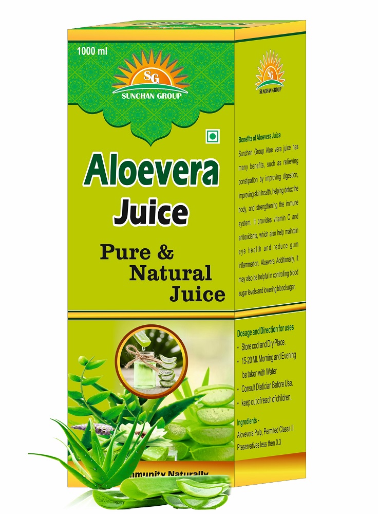 Aloevera Juice 1000 Ml Gwarpatha Juice Ghritkumari 1 Ltr With Fruit Juice Box Pack Of 1X1000 Ml - Ingredients: Aloe Vera