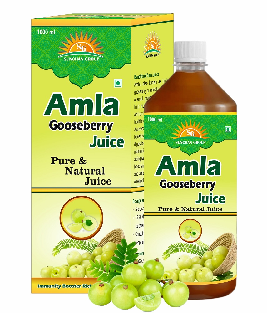 Amla Juice Gooseberry Karonda Juice 1 Ltr 1000 ML with Box Herbal Natural Fruit Juice Pack of 1 x1000 ML