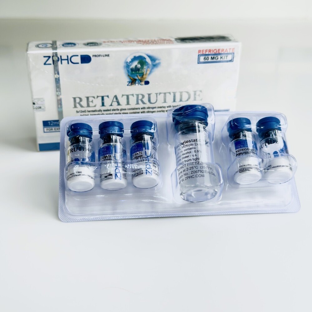 ZPHC Retatrutide 60 mg (Retatrutide ZPHC) 5 vials of 12 mg - USA - Europe - Australia Fast Delivery