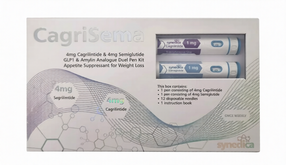 Synedica Cagri Sema 4mg + 4mg Prefilled Pen Injection - Europe - USA - Asia Fast Delivery