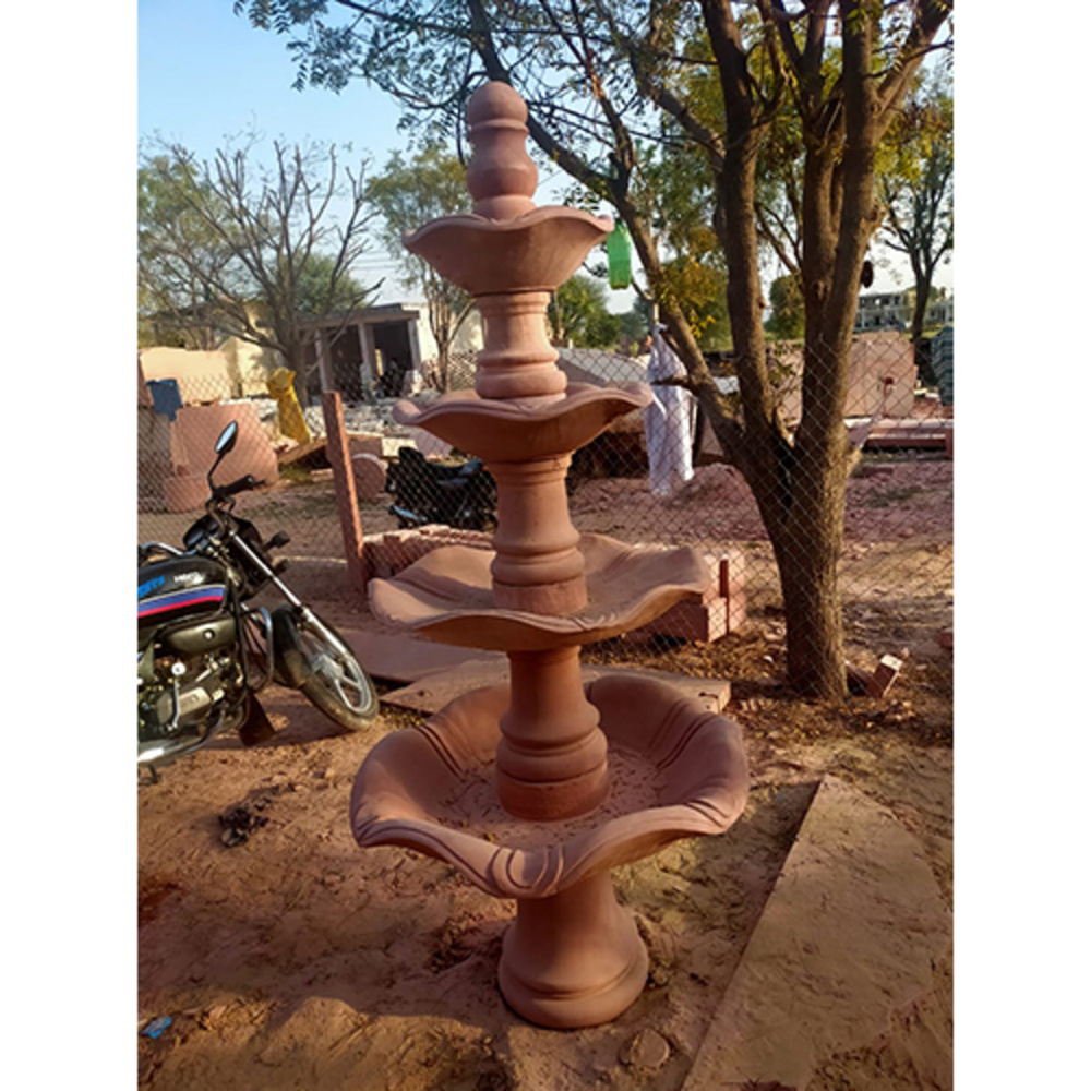 Hand Carved Sandstone Fountain