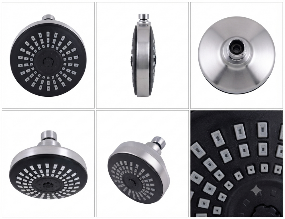 Bend Abs Shower - Color: Silver And Black