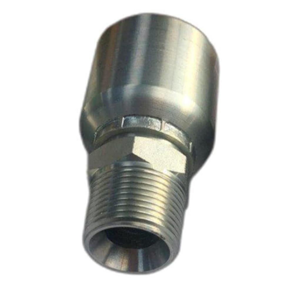 Hydraulic Hose Fitting - Color: Silver