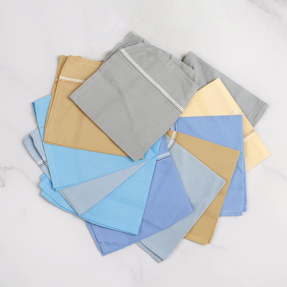 Premium Quality Soft Cotton Men S Handkerchief (40X40 Cm / 1 Pc) - Application: As Per Product Requirement