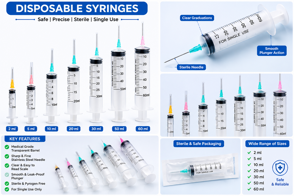 Disposable Syringes All Size