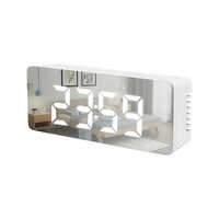TINUMS Mirror Alarm Clock (White)
