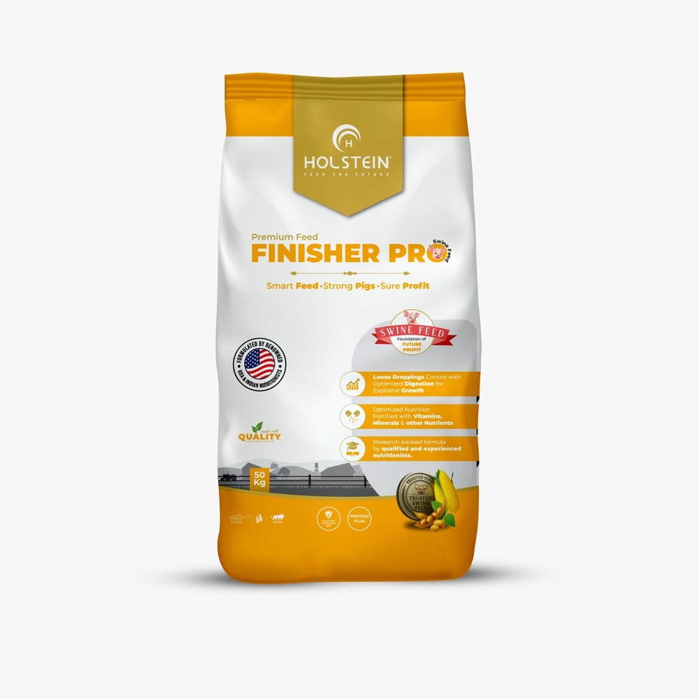 Holstein Finisher Pro Pig Feed 50 Kg For Healthy Growth & Better Feed Efficiency - Color: Brown