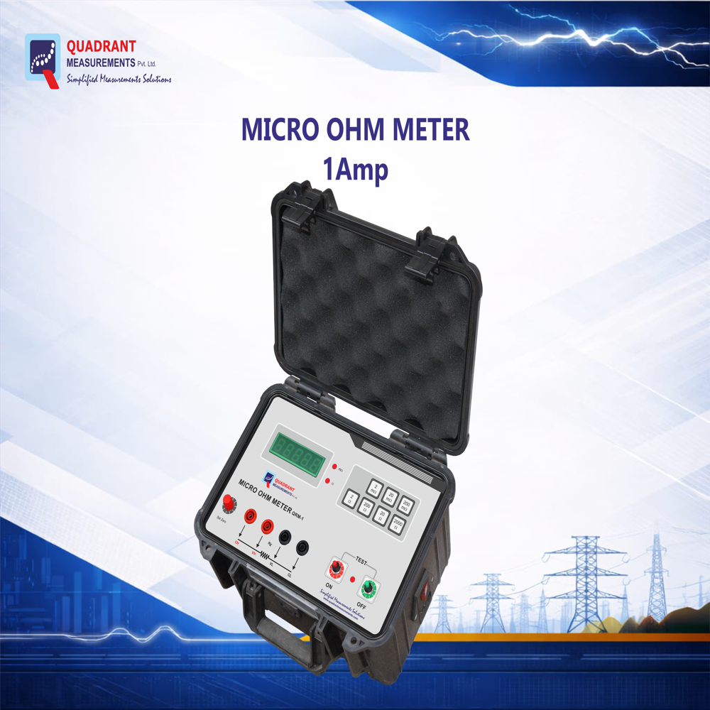 Micro Ohm Meter 1 Amp ( QRM-1 )