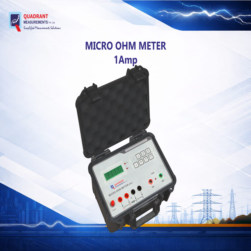 Micro Ohm Meter 1 Amp ( QRM-1 )