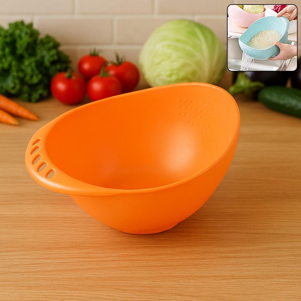 Virgin Rice Bowl Plastic Strainer, Water Strainer | Vegetable & Fruits Washing - Application: As Per Product Requirement
