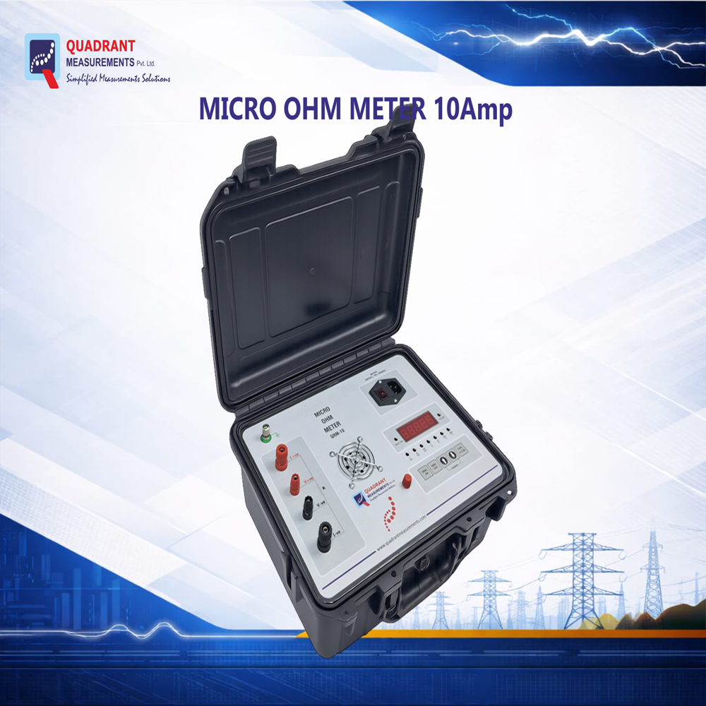 Micro Ohm Meter 10 Amps ( QRM-10 )