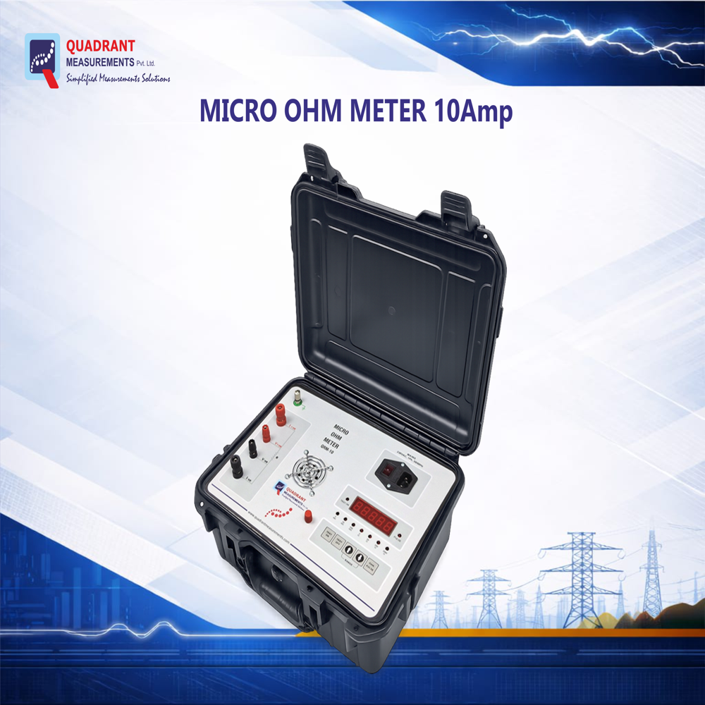 Micro Ohm Meter 10 Amps ( QRM-10 )