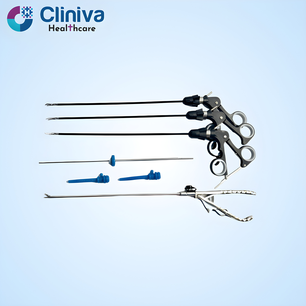 Laparoscopic Endotrainer Basic Training Instruments Set 5mmx330mm - Application: Hospital