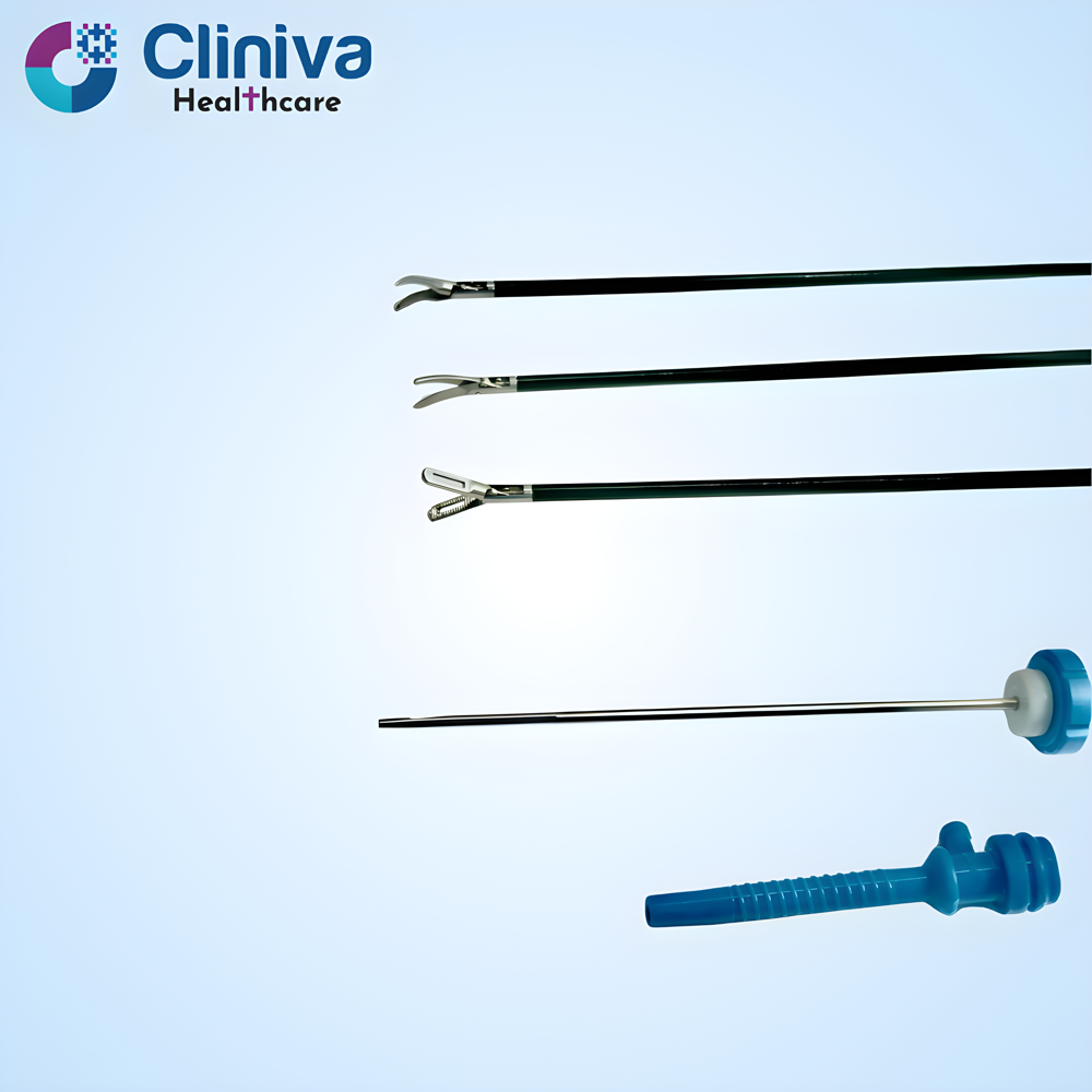 Laparoscopic Endotrainer Basic Training Instruments Set 5mmx330mm - Application: Hospital
