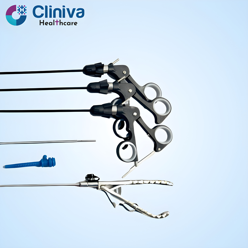 Laparoscopic Endotrainer Basic Training Instruments Set 5mmx330mm - Application: Hospital