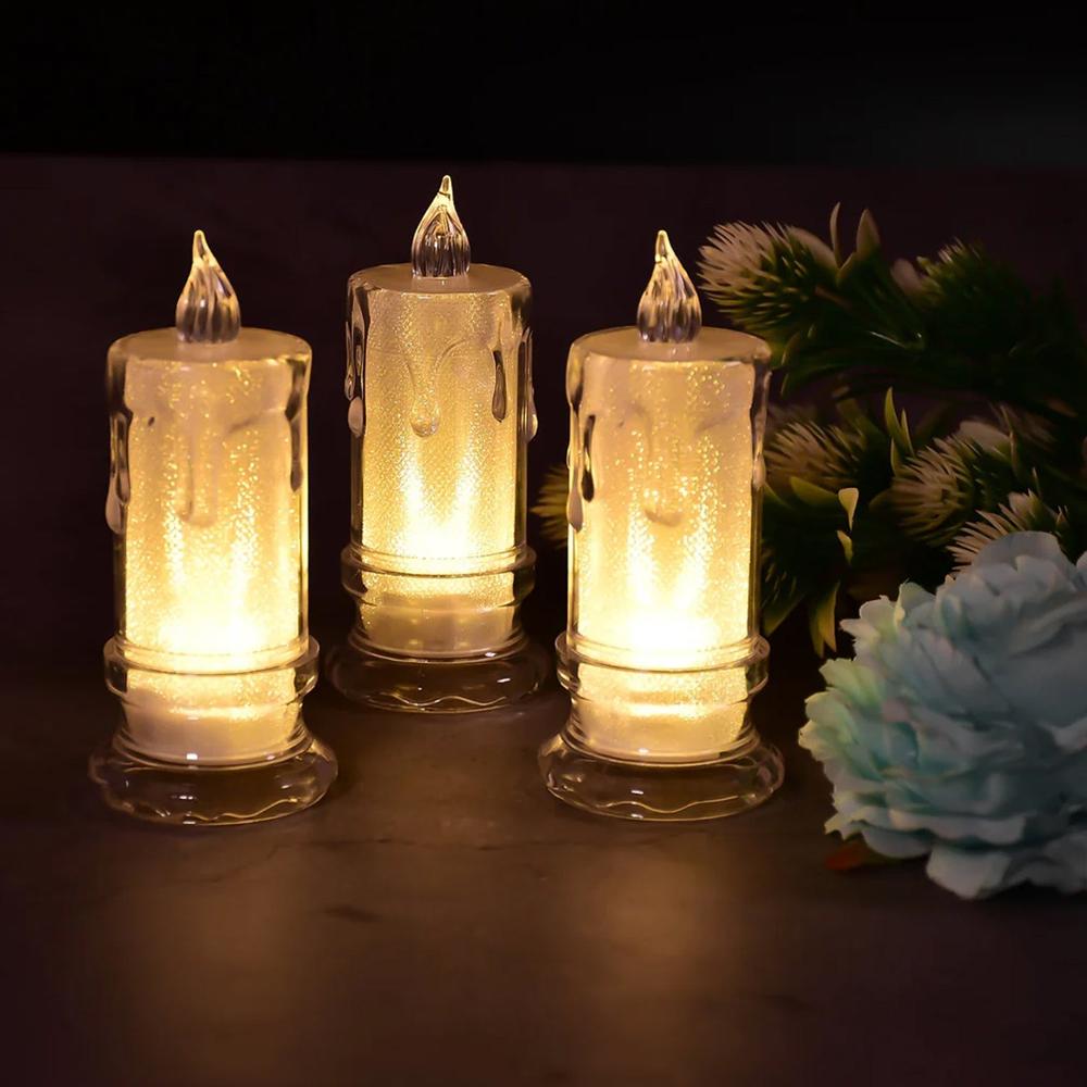 LED Tea Light Candle for Christmas, Festival, Candles, Diwali (1 Pc)