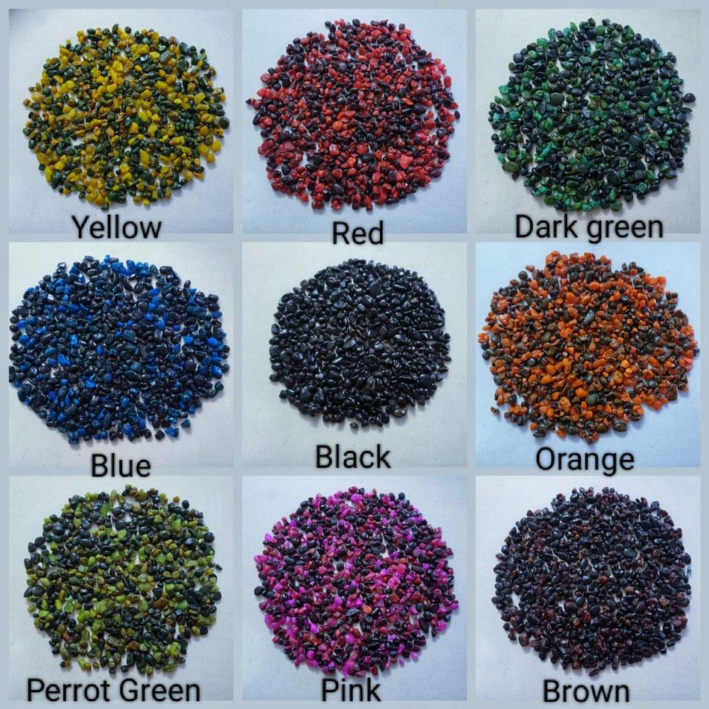 Decorative Multicolor Stone Chips Aggregates for Garden Landscaping and Aquarium Decor in Bulk