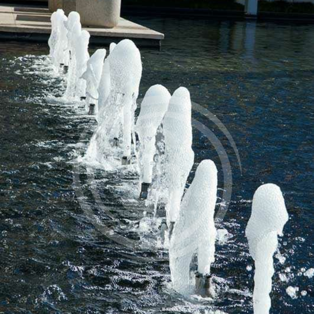 outdoor foam jett fountain