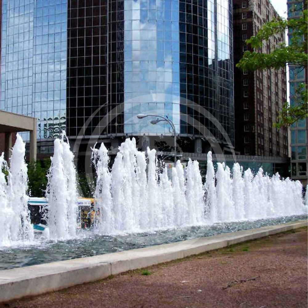 outdoor foam jett fountain