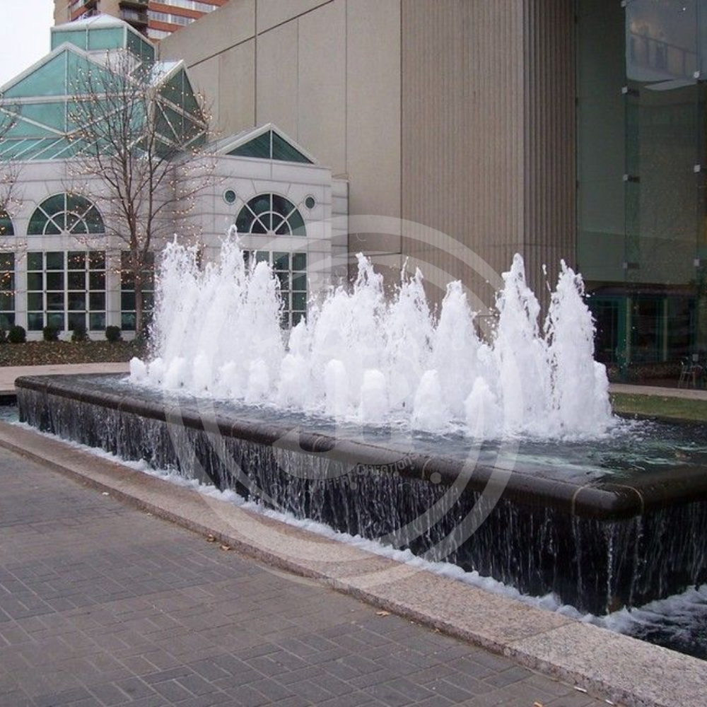 outdoor foam jett fountain