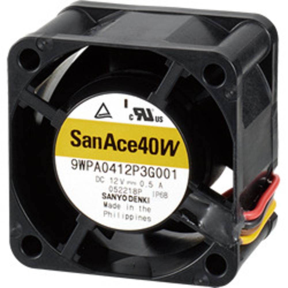 SANACE 9WPA0412P3G001 12V DC 0.5A 4020mm Ball Bearing Industrial Axial Cooling Fan